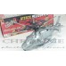 Helicóptero Modelo Attack Helicopter - Com Embalagem - COR PRATA - 4 Unidades