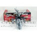 Helicóptero Modelo Attack Helicopter - Com Embalagem - COR PRATA - 4 Unidades