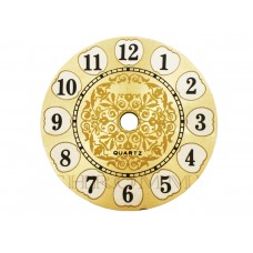 Mostrador Para Relógio em Alumínio 8 cm - Dourado CB - EMBALAGEM COM 10 UNIDADES