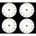 Mostrador Para Relógio 8 cm - Branco - EMBALAGEM COM 10 UNIDADES