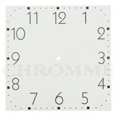 Mostrador Para Relógio 20 x 20 cm - Branco - EMBALAGEM COM 10 UNIDADES